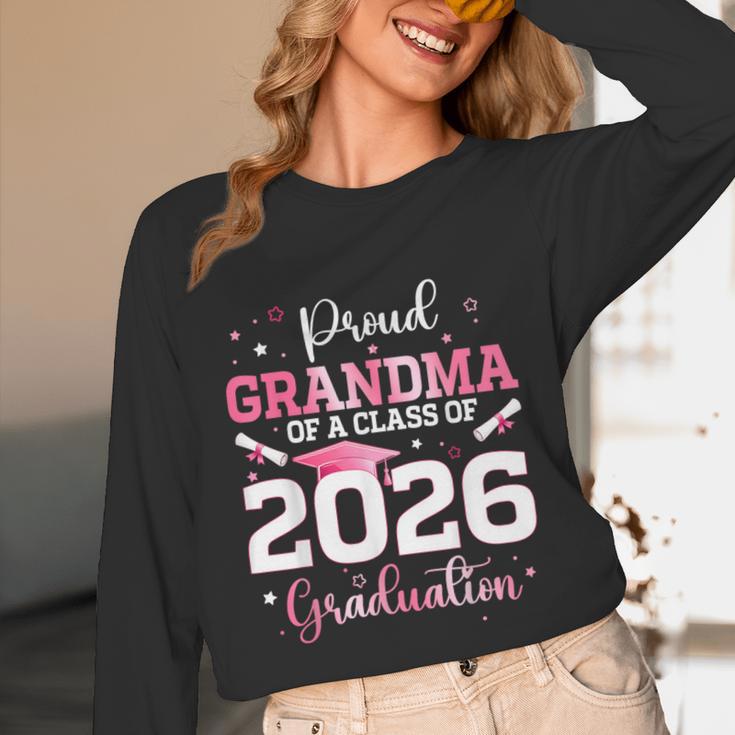 Proud Grandma Of A 2026 Senior Class Of 2026 Graduation Unisex Long Sleeve T-Shirt