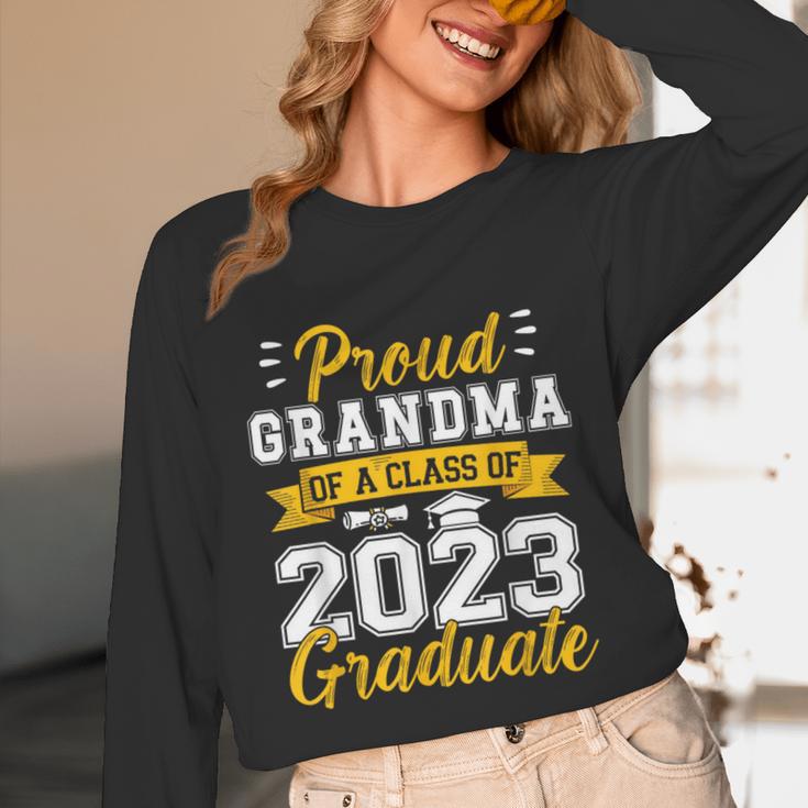 Proud Grandma Of a Class Of 2023 Graduate Senior Graduation Unisex Long Sleeve T-Shirt