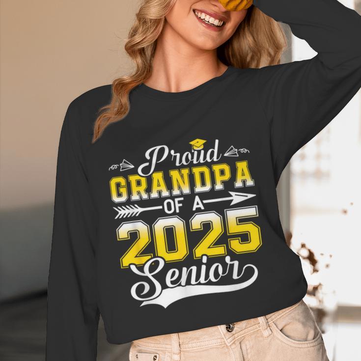 Proud Grandpa Of a 2025 Senior Graduate Graduation Unisex Long Sleeve T-Shirt