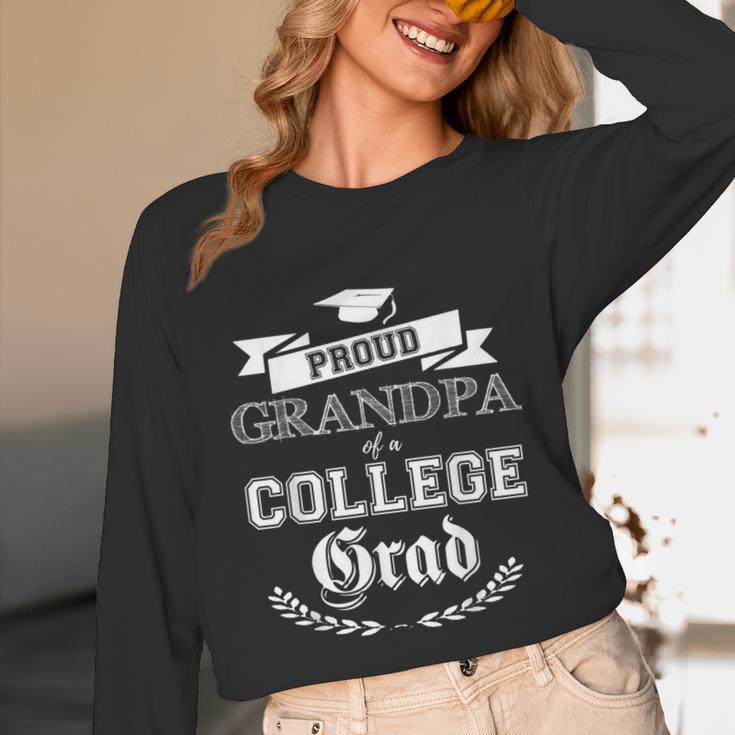 Proud Grandpa Of a College Grad 2019 Family Graduation Shirt Unisex Long Sleeve T-Shirt