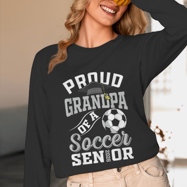 Proud Grandpa Of a Soccer Senior Class Of 2026 Graduation Unisex Long Sleeve T-Shirt