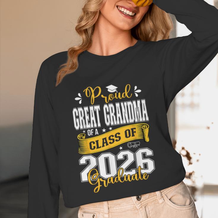 Proud Great Grandma Of a Class Of 2026 Graduate Graduation Unisex Long Sleeve T-Shirt