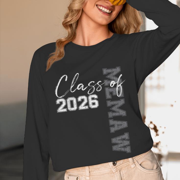 Proud Memaw Of A Class Of 2026 Graduate Senior 26 Graduation Unisex Long Sleeve T-Shirt