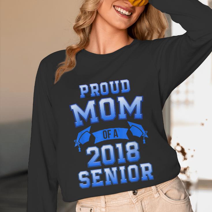 Proud Mom Of 2018 Senior GraduationShirt Unisex Long Sleeve T-Shirt