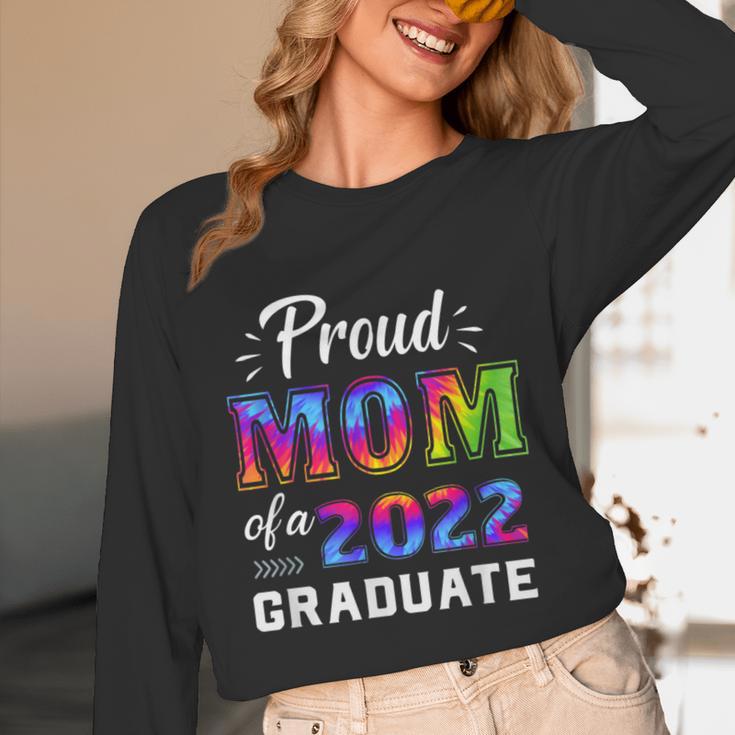 Proud Mom Of a 2022 Graduate Matching Tie Dye Graduation Unisex Long Sleeve T-Shirt