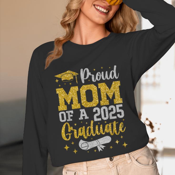 Proud Mom Of A 2025 Graduate Senior Class Of 2025 Graduation Unisex Long Sleeve T-Shirt