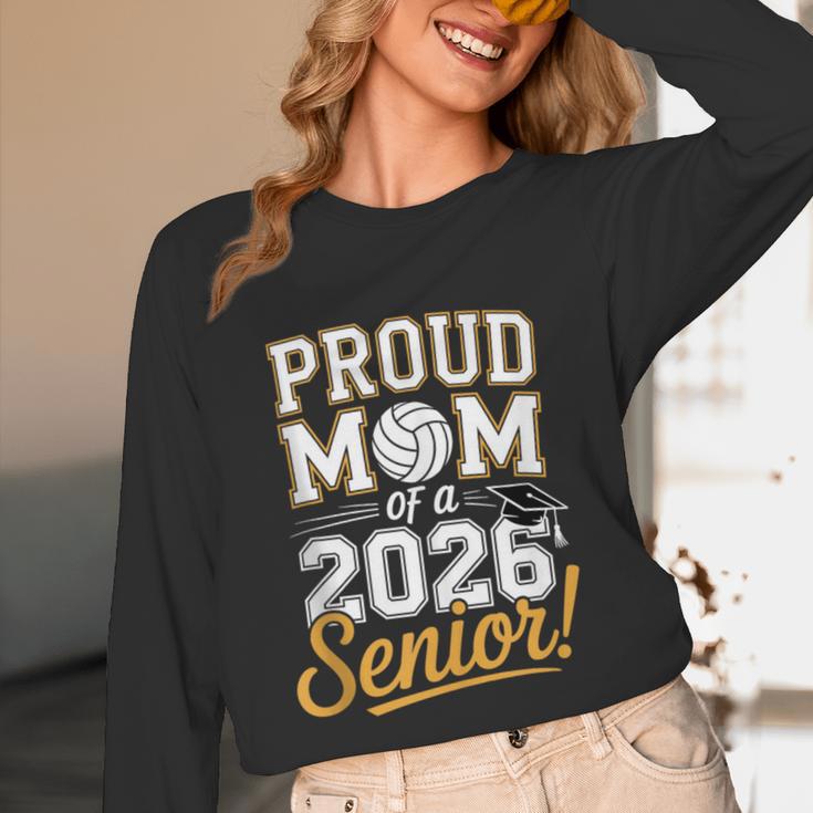 Proud Mom Of a 2026 Senior Volleyball Graduation Unisex Long Sleeve T-Shirt