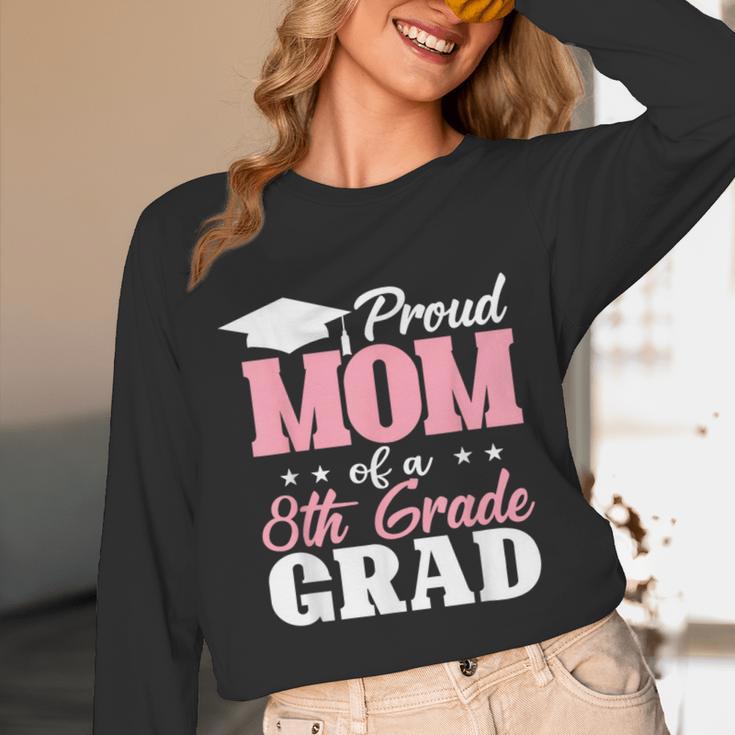 Proud Mom Of An Awesome 8th Grade Graduate 2026 Graduation Unisex Long Sleeve T-Shirt