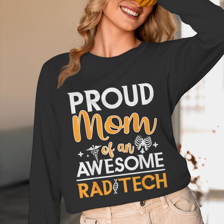 Proud Mom Of An Awesome Rad Tech Graduation Matching Family Unisex Long Sleeve T-Shirt