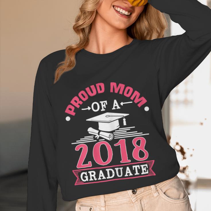 Proud Mom Of A Class 2018 Graduate Graduation T-Shirt Unisex Long Sleeve T-Shirt