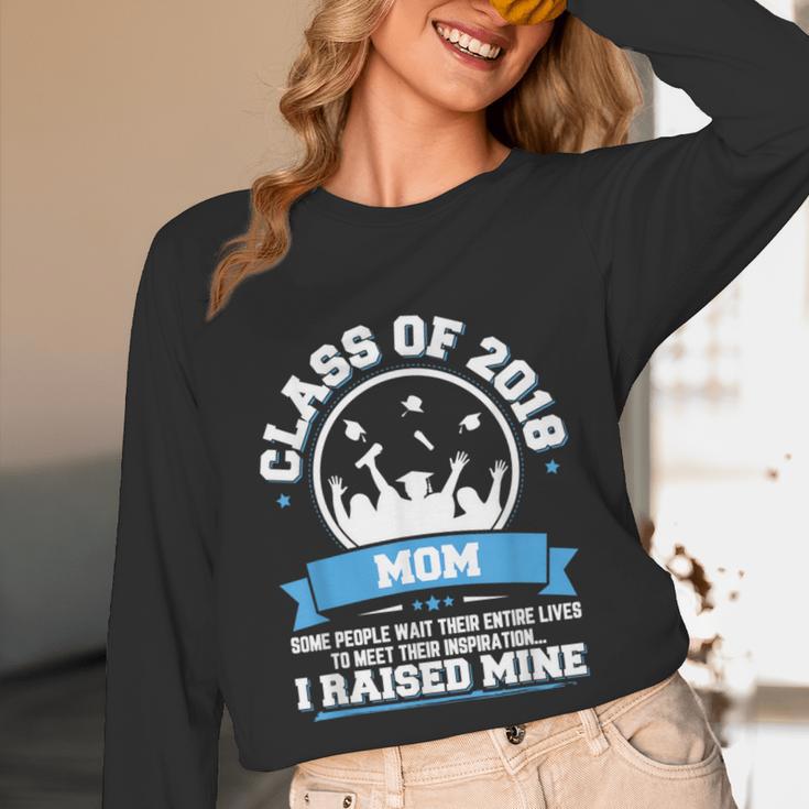 Proud Mom Of A Class Of 2018 Graduate TShirt Graduation Unisex Long Sleeve T-Shirt