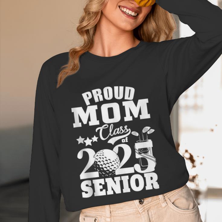 Proud Mom Class Of 2025 Graduation Senior Golf Player Mom Unisex Long Sleeve T-Shirt