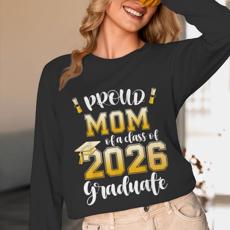 Proud Mom Of a Class Of 2026 Graduate Graduation 2026 Women Unisex Long Sleeve T-Shirt