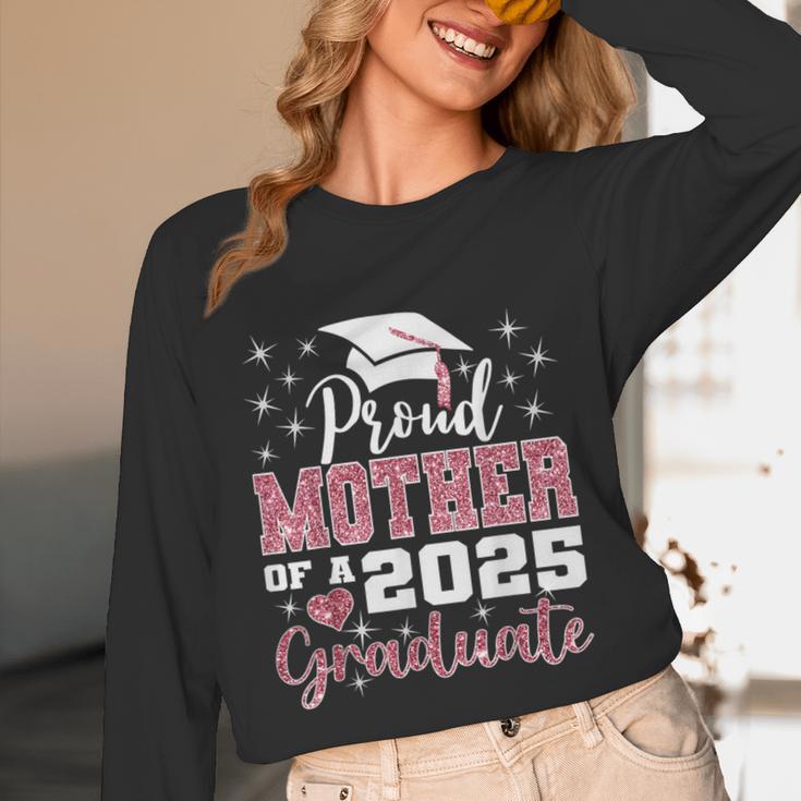 Proud Mother Of 2025 College Graduate Family Graduation Unisex Long Sleeve T-Shirt