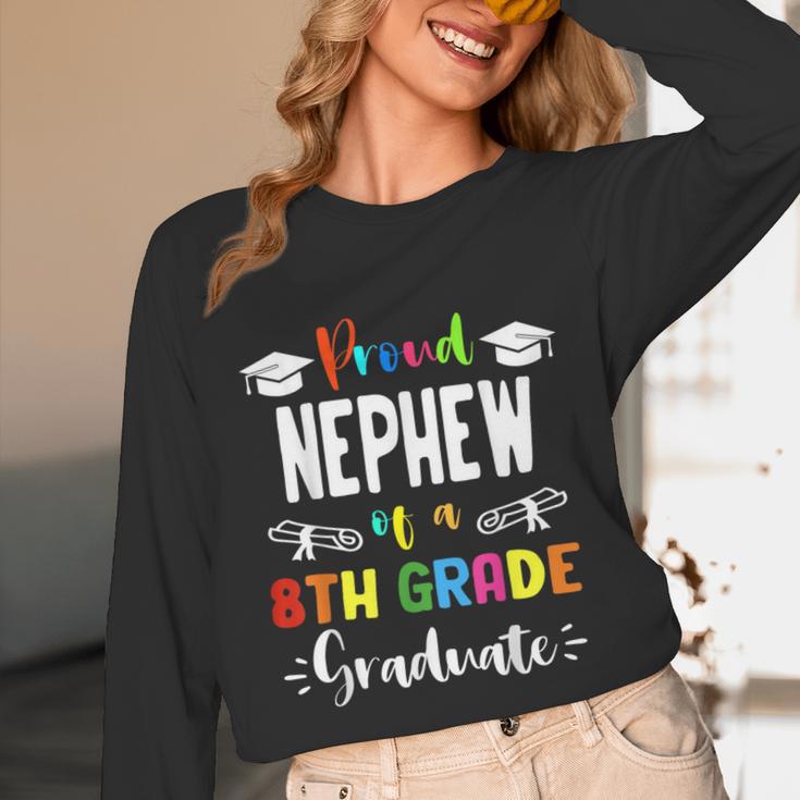 Proud NEPHEW Of A 8th Grade Graduate Graduation 2024 Class Unisex Long Sleeve T-Shirt