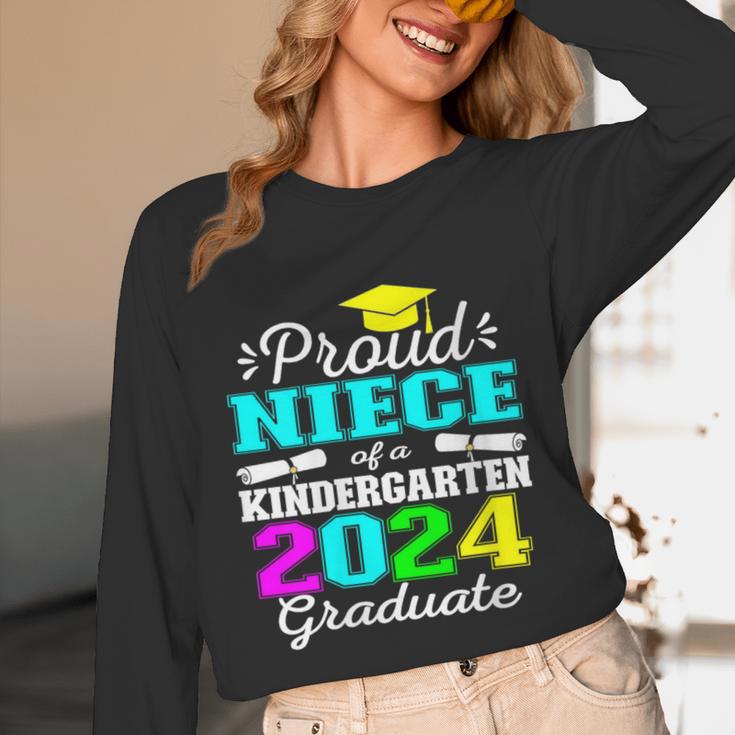 Proud Niece Of Kindergarten Graduate 2024 Graduation Niece Unisex Long Sleeve T-Shirt