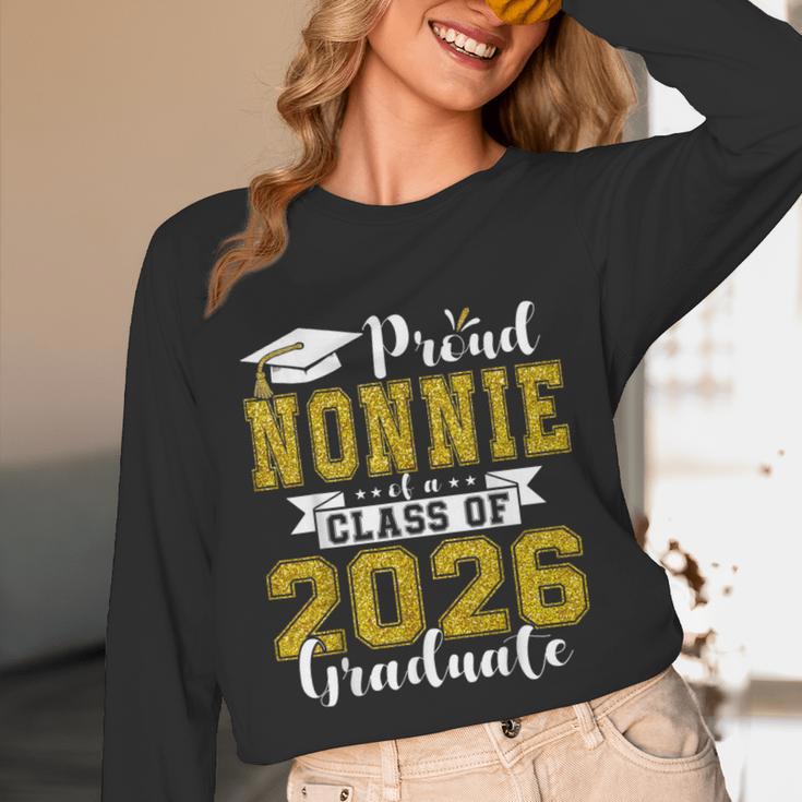 Proud Nonnie Of a Class Of 2026 Graduate Graduation 2026 Unisex Long Sleeve T-Shirt