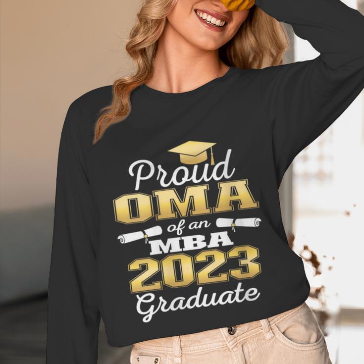 Proud OMA Of 2023 Class MBA Graduate Family Graduation Unisex Long Sleeve T-Shirt