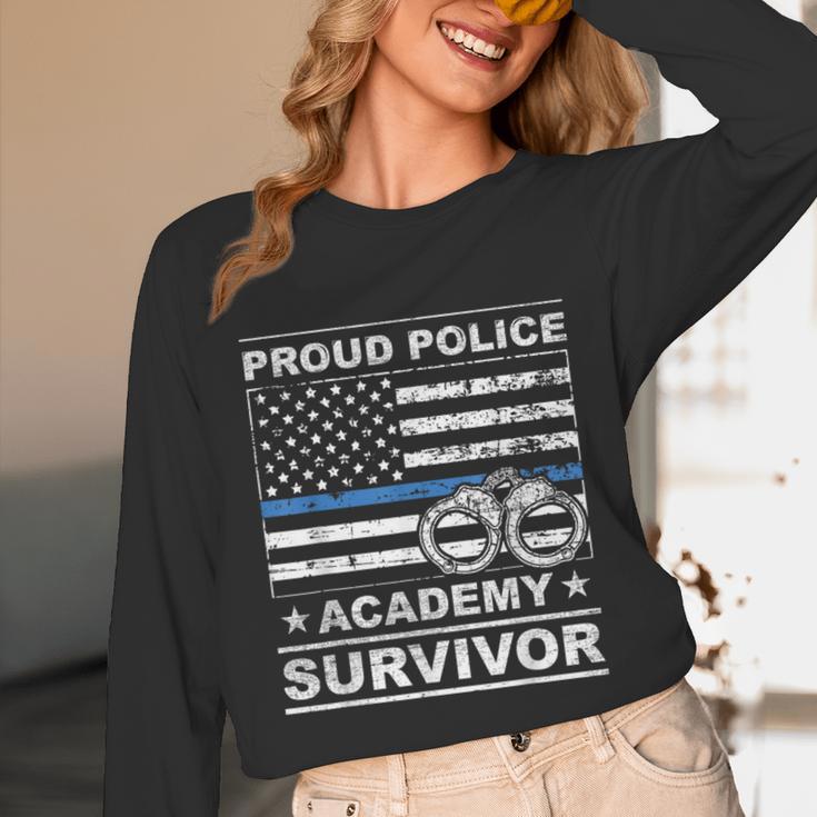 Proud Police Academy Survivor Graduation Unisex Long Sleeve T-Shirt