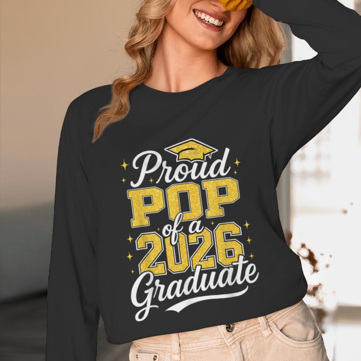 Proud Pop Of A 2026 Graduate Class Of 2026 Graduation Unisex Long Sleeve T-Shirt