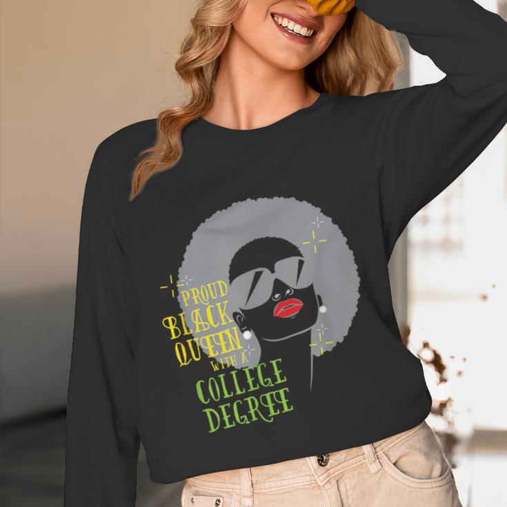 Proud Queen College Graduation Unisex Long Sleeve T-Shirt