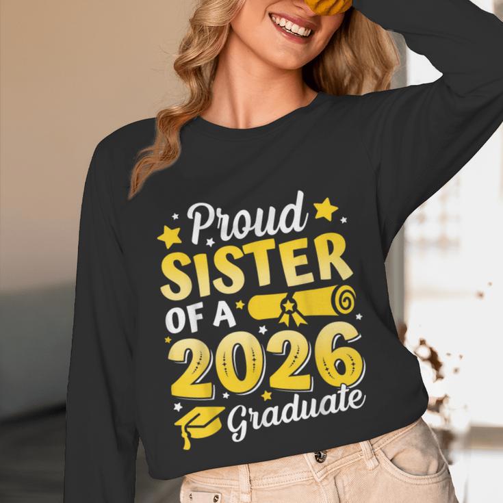 Proud Sister Of A 2026 Graduate Senior Class Graduation Unisex Long Sleeve T-Shirt