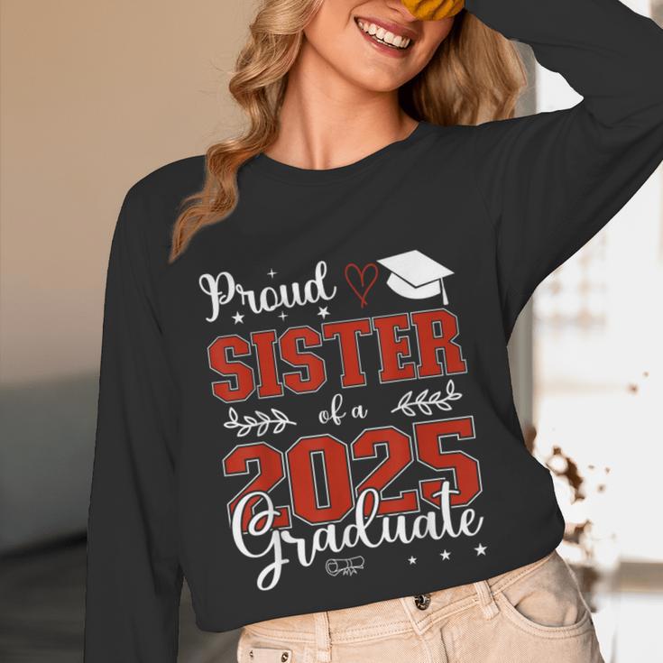 Proud Sister Of a Class Of 2025 Graduate For Graduation Unisex Long Sleeve T-Shirt