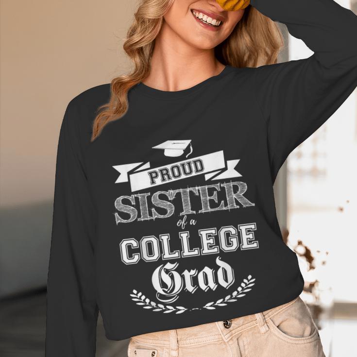 Proud Sister Of a College Grad 2019 Family Graduation Shirt Unisex Long Sleeve T-Shirt