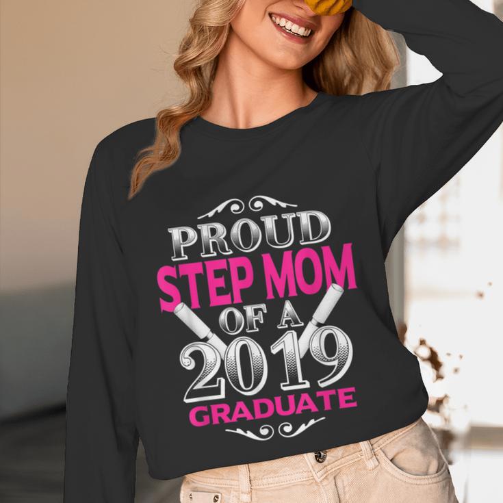 Proud Step Mom Of 2019 Graduate Class 2019 Tshirt Graduation Unisex Long Sleeve T-Shirt