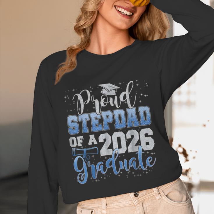 Proud Stepdad Of Senior 2026 Class Of 2026 Graduation Unisex Long Sleeve T-Shirt