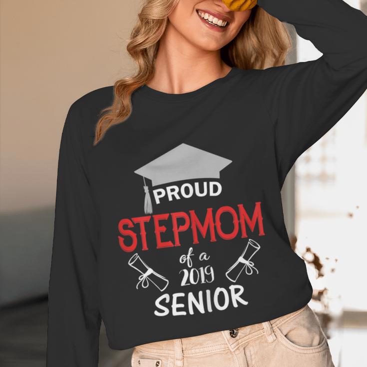 Proud Stepmom Of a 2019 Senior Graduation Family Unisex Long Sleeve T-Shirt