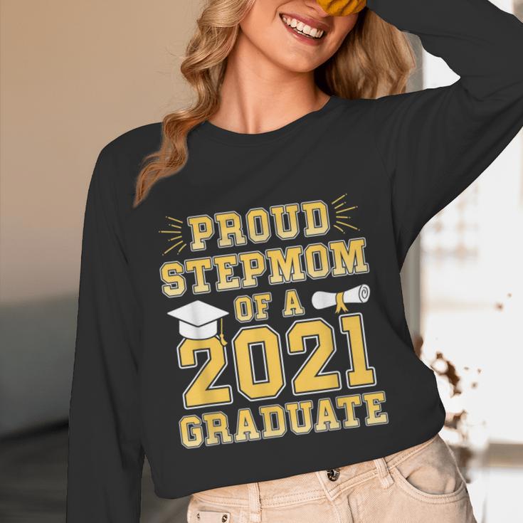Proud Stepmom Of a 2021 Graduate School Graduation Party Unisex Long Sleeve T-Shirt