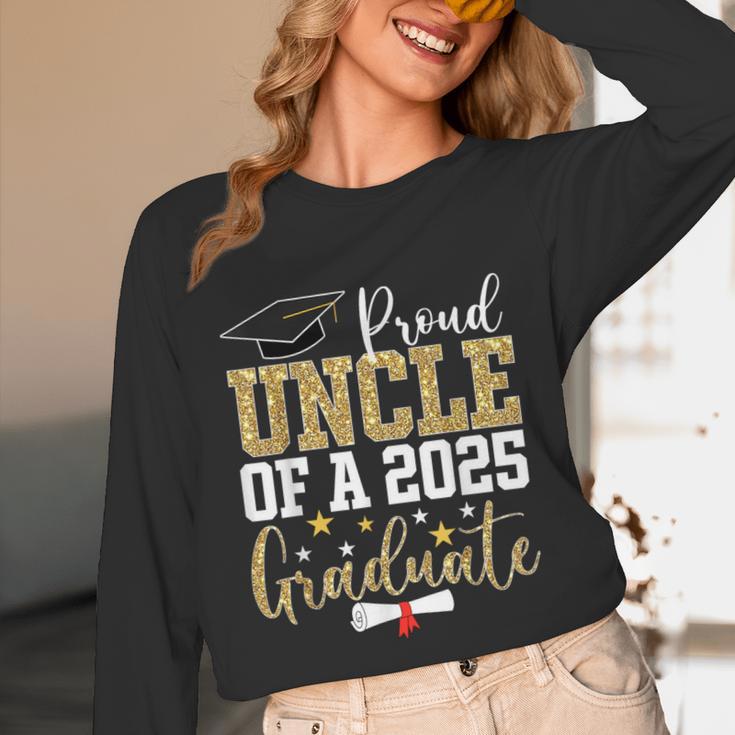 Proud Uncle Of A 2025 Graduate Uncle Graduation 2025 Unisex Long Sleeve T-Shirt
