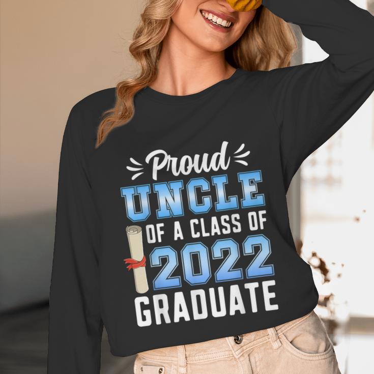 Proud Uncle Of A Class Of 2022 Graduate 22 Senior Graduation Unisex Long Sleeve T-Shirt