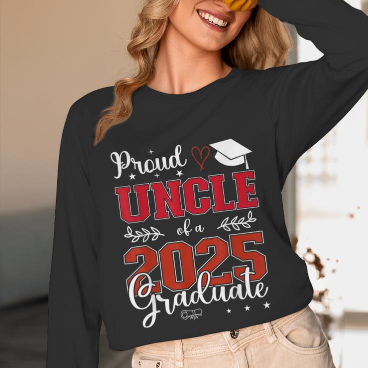 Proud Uncle Of a Class Of 2025 Graduate For Graduation Unisex Long Sleeve T-Shirt