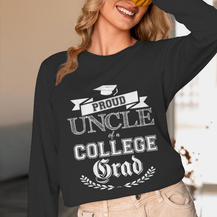 Proud Uncle Of a College Grad 2019 Family Graduation Shirt Unisex Long Sleeve T-Shirt