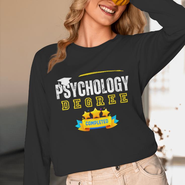 Psychology Degree Graduation Senior Celebration Grad Party Unisex Long Sleeve T-Shirt
