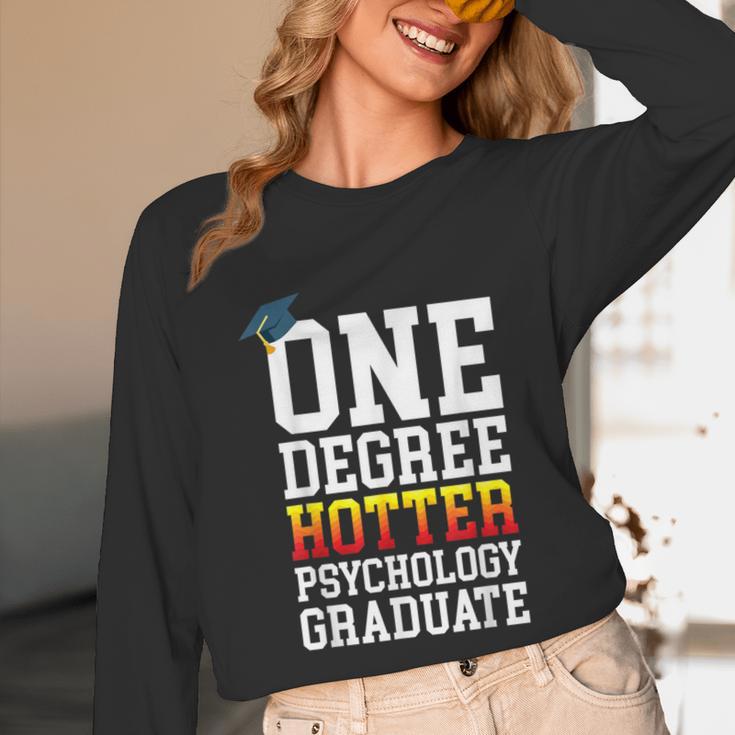 Psychology Graduation Shirt Hotter By One Degree University Unisex Long Sleeve T-Shirt