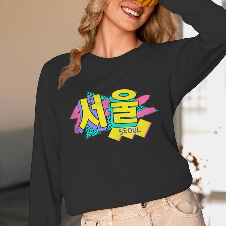 Rad Retro Seoul 90s Style Vintage South Korea 90s Nostalgia Unisex Long Sleeve T-Shirt Rad Retro Seoul 90s Style Vintage South Korea 90s Nostalgia Unisex Long Sleeve T-Shirt