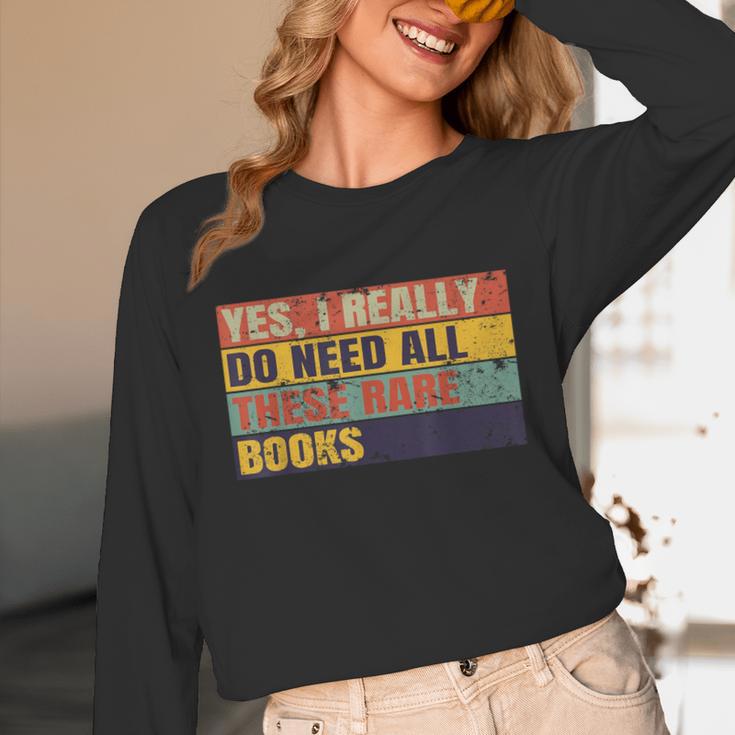 Rare Book Collector Antiquarian Antique Books Collecting Unisex Long Sleeve T-Shirt