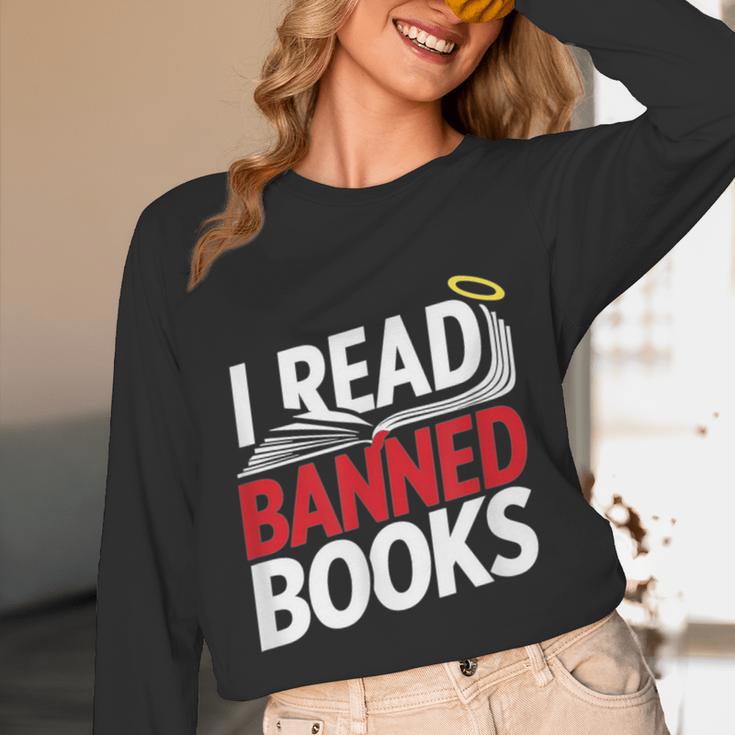I Read Banned Books Defiant And Bold Unisex Long Sleeve T-Shirt