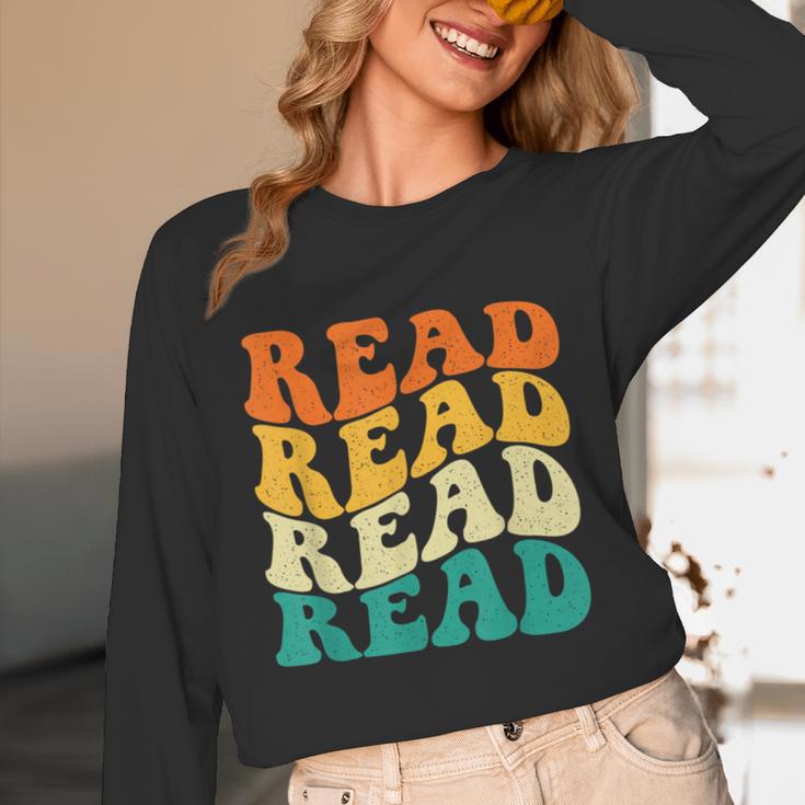 Read Read Read Read Book Lover Reading Bookworm Reader Unisex Long Sleeve T-Shirt