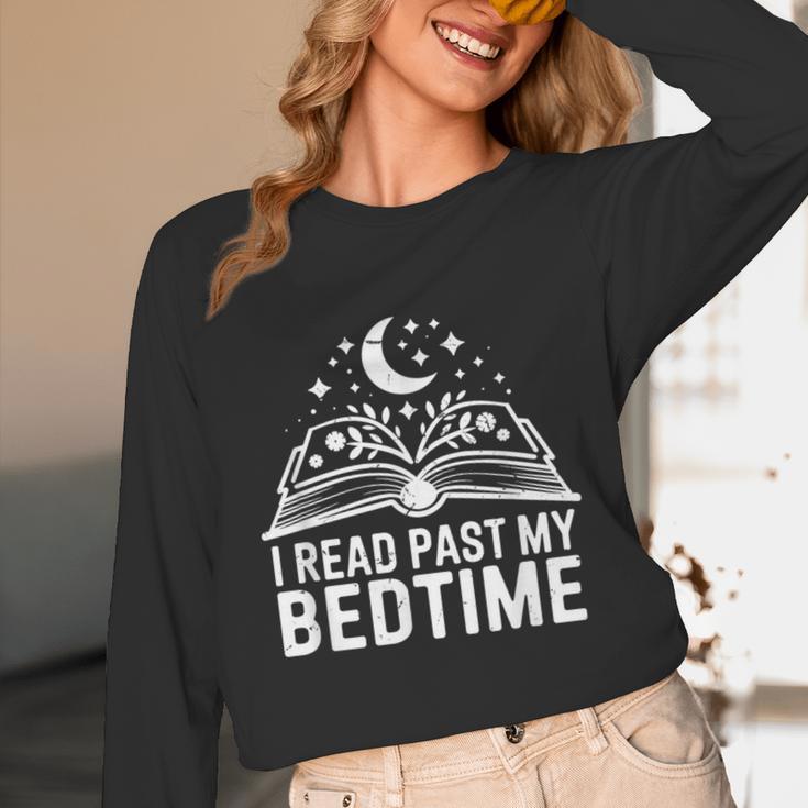 I Read Past My Bedtime Book Lover For Women Men Kids Unisex Long Sleeve T-Shirt