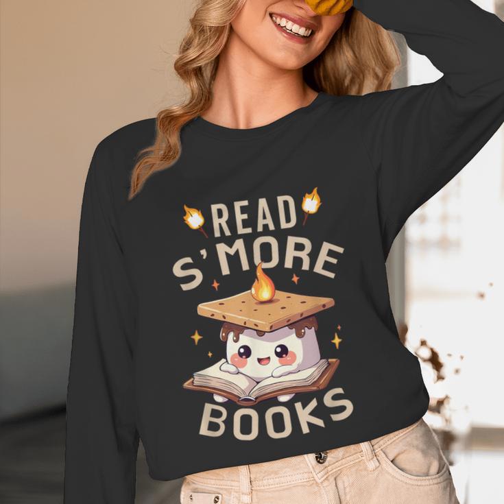 Read S'More Book Marshmallow Book Reading Lover Unisex Long Sleeve T-Shirt Read S'More Book Marshmallow Book Reading Lover Unisex Long Sleeve T-Shirt