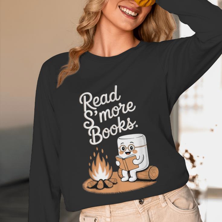 Read S'More Books Camping Outdoors Reading Campfire Smores Unisex Long Sleeve T-Shirt Read S'More Books Camping Outdoors Reading Campfire Smores Unisex Long Sleeve T-Shirt