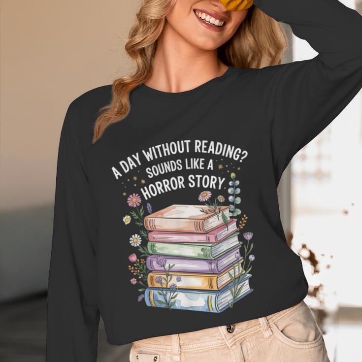 Reading Book Lover Humor For Readers And Bookworms Unisex Long Sleeve T-Shirt