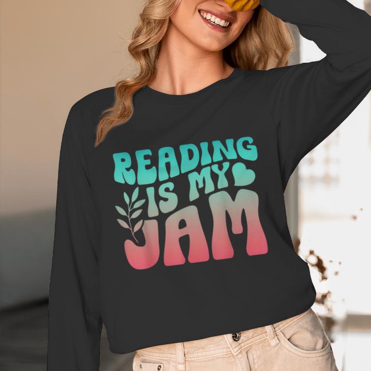 Reading Is My Jam Book Lover Bookworm Teacher Library Reader Unisex Long Sleeve T-Shirt Reading Is My Jam Book Lover Bookworm Teacher Library Reader Unisex Long Sleeve T-Shirt