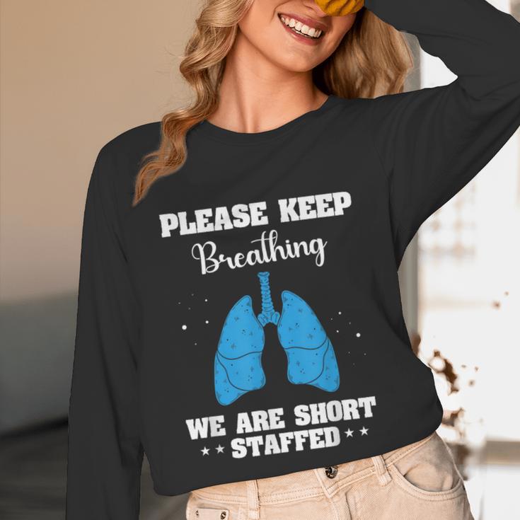 Respiratory Therapist Appreciation RT School Graduation Unisex Long Sleeve T-Shirt
