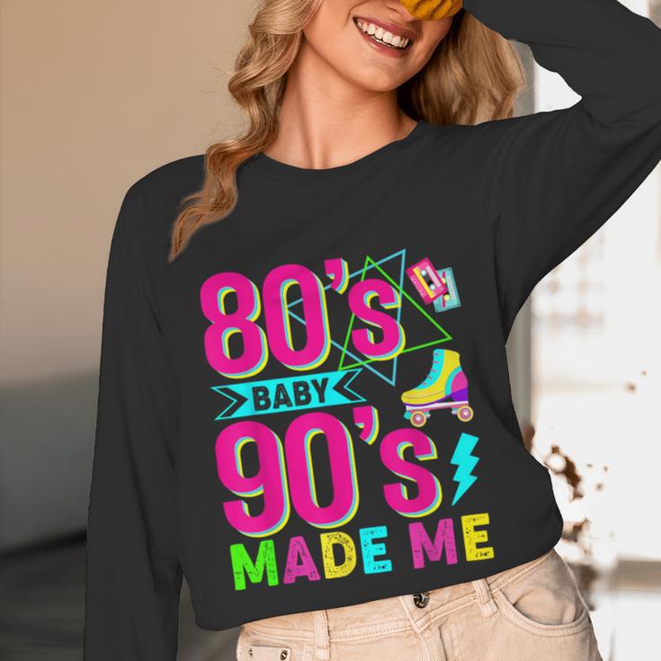 Retro 1980s 80's Baby 1990s 90's Made Me Nostalgia Vibes Unisex Long Sleeve T-Shirt Retro 1980s 80's Baby 1990s 90's Made Me Nostalgia Vibes Unisex Long Sleeve T-Shirt