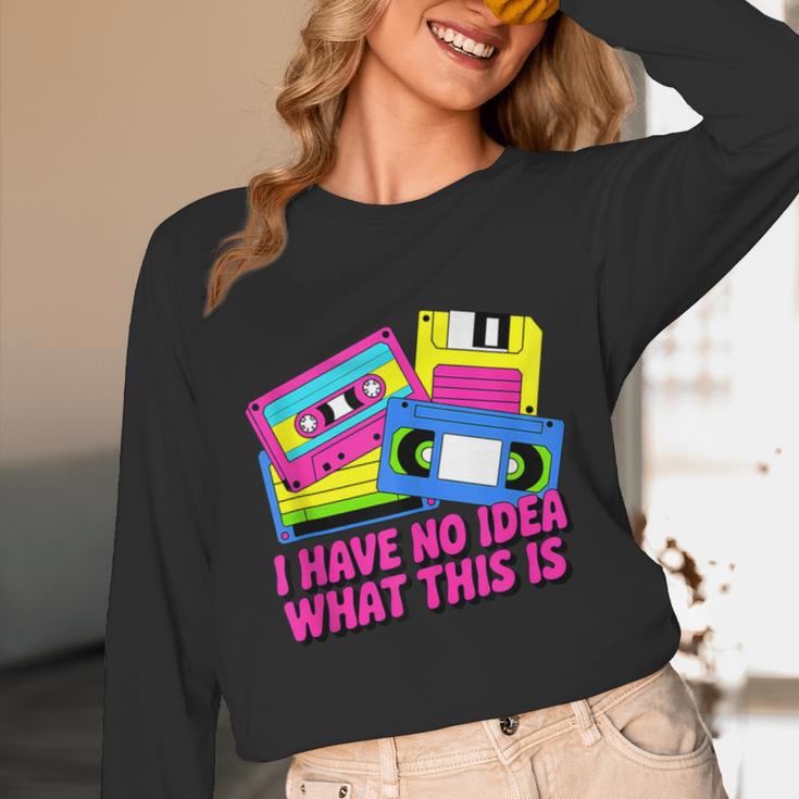Retro Cassette Vintage 80s Nostalgia Unisex Long Sleeve T-Shirt